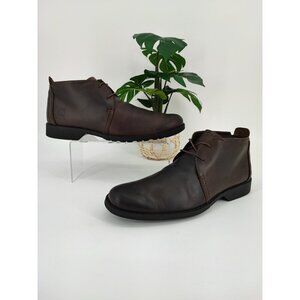 Timberland Men's Stormbuck Dark Brown Leather Oxford Shoes Size 10.5 US